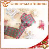 Polyester Material Buffalo Check Ribbon Christmas Nastro thumbnail-3