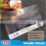 Custom Pvc Business Card Printing ,Transparent Plastic Business Card Printing thumbnail-6