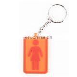 Ladies-shaped Customized PVC Keychain, Available in Various Colors thumbnail-1
