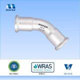 Stainless Steel Elbow 45 Degrees Press Fitting thumbnail-1