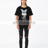 DiZNEW High Quality Digital Print Shirts Oem Butterfly Cotton Dtg Printing T-shirt For Men thumbnail-3