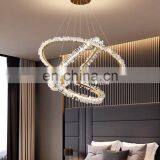 Современная светодиодная кристальная подвесная лампа, романтический круглый люстра thumbnail-4