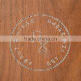 Laser Logo Antique Painted Walnut Wooden Watch Box Black Velvet Lining Watch Boxes thumbnail-4