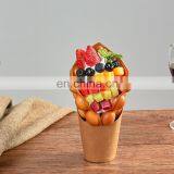 Simulation Food Egg Waffle Model Display Eggettes Puff Bubble Waffle Model Sample Dessert Display thumbnail-1