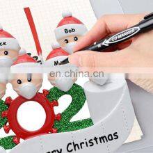 2021 Quarantine Christmas Decoration Supplies Party Decoration Gift Personalized Xmas Tree Ornament All Series for Home thumbnail-5