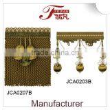 Fontainebleau Style---Green Gold,curtain Tassel Fringe,wholesale Tassels,tassel and Fringe thumbnail-6