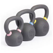 8kg Cast Iron Powder Coated Kettlebell thumbnail-1