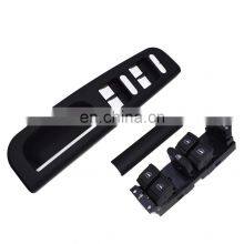 Free Shipping!Master Window Black Switch Control Panel Trim Bezel For VW Jetta Passat Golf Car thumbnail-1