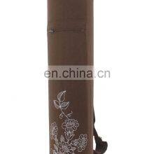 High Quality 100% Cotton Canvas Fabric Yoga Mat Bag Eco Indian Supplier thumbnail-1