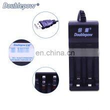 Doublepow DP-UK22 Intelligent 2 Slots USB Battery Charger for 1.2V AA, AAA Ni-MH Ni-CD Rechargeable Battery thumbnail-5