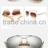 Hand Made Wood Temple Metal Frame Classic Men Driving Fishing Sunglasses thumbnail-4