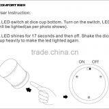 Led pp Colorful Customized Plastic Dice Cup thumbnail-6