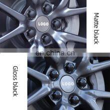 2021 New Style External Decoration For Tesla Hub Screw Cover Anti Corrosion Wheel Hub Shroud Kit Model Y thumbnail-4