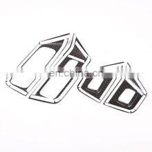 Real Carbon Fiber Car Interior Window Lift Button Frame Trim For Porsche Cayenne Left Hand Drive Accessories thumbnail-4