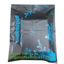 Biodegradable Compostable Plastic Courier Shipping Envelope Custom Matte Black Corn Mailers Bag Bagplastics Bagease thumbnail-4