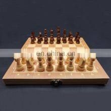 Wooden Chess Foldable Magnetic Chess Board Set