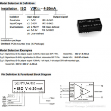 Loop Powered Voltage Signal to 4-20mA V/I Signal Converters thumbnail-2