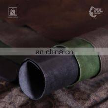 Washed and Rugged Look Full Grain Vegetable Tanned Buffalo Genuine Leather Exporter thumbnail-2