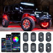New Waterproof RGB LED Strip Light Underbody Exterior Ambient Lighting Kit Multi-colored Remote Control Car Underglow Lights thumbnail-2