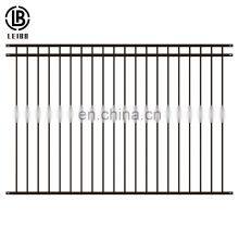 Used Welded Galvanized Black Powder Coating Wrought Iron Fence /Ranch /Garden/Pool Steel Fencing