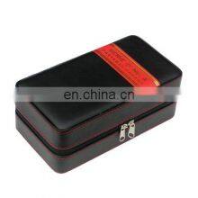 Custom Modern Made in China Luxury Spanish Cedar Wooden Shelves Leather Travel Cigar Case Humidor thumbnail-5