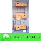 Handmade 3-tiers Wall Shelf With Drawer thumbnail-1