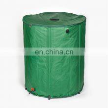 6pcs 100 Gallon garden Folding portable tarpaulin water tank folding pvc harvesting rain barrel hydroponic