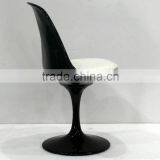 Replica Classic Fiberglass Armless Tulip Side Chair With Fabric Cushion by Eero Saarinen thumbnail-5