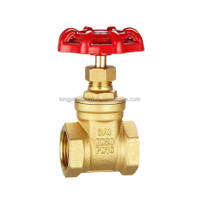 Brass Gate Valve Threaded Connection 1/2 - 4 Inch Durable and Customizable OEM ODM High Quality Brass Gate Valve thumbnail-3