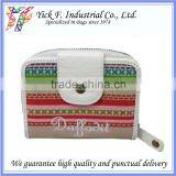Fancy Attractive Colorful Stripes Canvas Wallet thumbnail-1