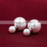 Hot Selling 925 Sterling Silver Artificial Pearl Earrings for Wedding thumbnail-1