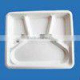Eco-smart 100% Biodegradable 4-Compartments Camping Tray
