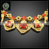 New Arrival 4pcs/set Gold Plated Jewelry Set for Woman in Zinc Alloy Jewelry Set BHK655 thumbnail-3