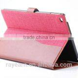 Pink Button Closure Leather Cover Case For Ipad Air 2