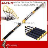 Chentilly02 HG-TS-22 Wholesale High Quality Carbon Fiber Bass Fishing Rod Spinning Fishing Rod