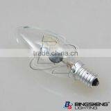 C35 Clear 220v 3w E14 Flicker Flame Candle Lamp thumbnail-1