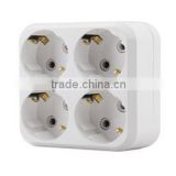 4 gang extension socket with plug/socket accessories