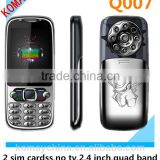 KOMAY 2 sim card Q007 mobile phones