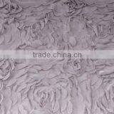 Manufacturer Supply Chiffon 3d Rose Fabric Pleated Embroidery Chiffon Fabric thumbnail-4
