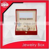 Luxury Wooden Makeup Case With Mirror