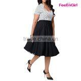 Latest Short Fat Women Puffy Party Dresses For Fat Women Most Popular thumbnail-1