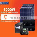 Hot Sales 1000W Solar Generator With Hybrid Pure Sine Wave Inverter Solar Power System and 1000 Watt MPPT Solar Generator thumbnail-1