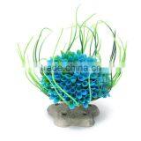 New 13.5x9x7cm Aquarium Artificial Aquatic Grass Plants Fish Tank Ornament Plant Decoration thumbnail-1