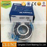 20 years suppliers deep groove ball bearing 6202 koyo bearings sizes 15*35*11mm with good price