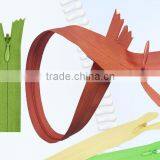 Comfortable Free Sample Low Price High Quality Invisible Nylon Zipper