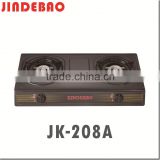 JK-208A 2 burner gas stove gas cooker with oven