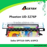 indoor outdoor printer Phaeton UD-3276P spt 510/50pl (6 color ,factory price,720dpi)