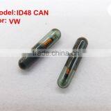 High Quality New Transponder ID48 Glassy Key Transponder Chip Immobiliser id 48 Megamos Crypto Chip Fit for VW thumbnail-1