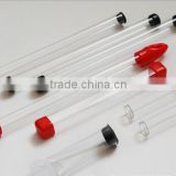 PVC clear square tube sizes rectangular packaging tube