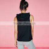 Custom Womens Fashion Pullover Gym Hoodie Without Pockets thumbnail-3